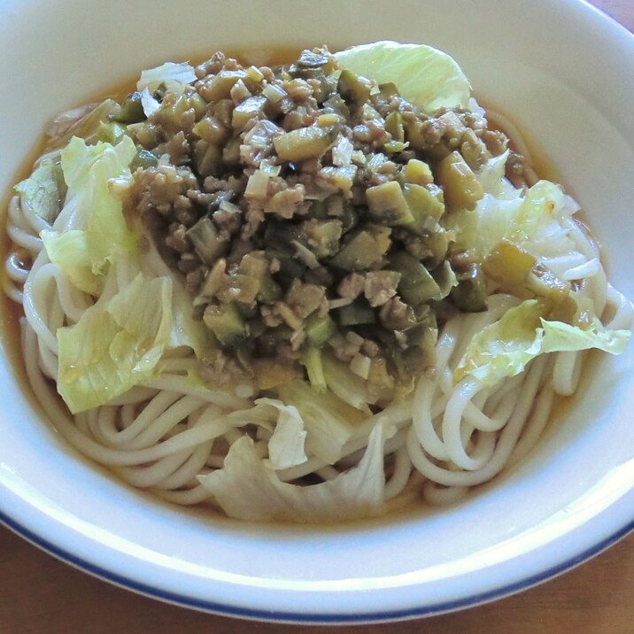 なすそぼろ★冷やし麺